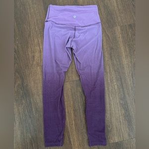 Align Lululemon purple ombré